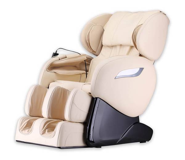 Massagesessel SUENO Beige - Kunststoff - Kunstleder - 76 x 112 x 143 cm