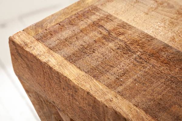 Beistelltisch Z Braun - Massivholz - 45 x 60 x 30 cm