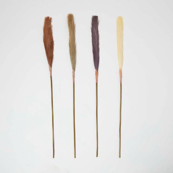 Kunstzweige Pampasgras 4er-Set Polypropylen - 78 x 78 x 78 cm