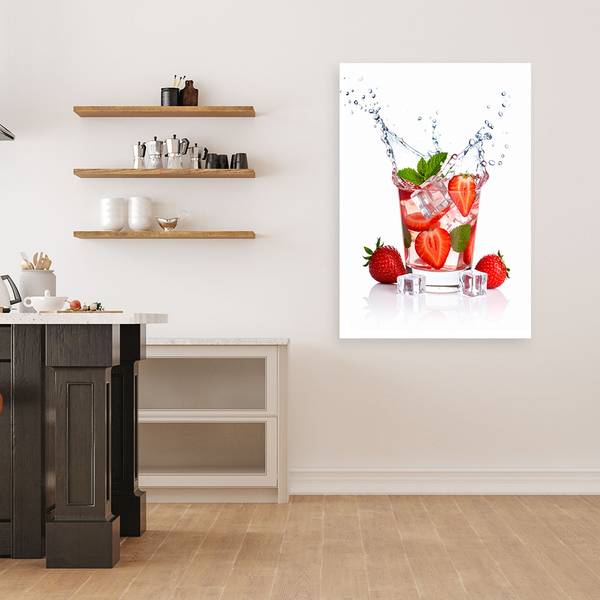 Wandbild Cocktail 60 x 90 cm