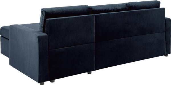 Schlafsofa Sacramento Grau - Baumwollstoff - Polypropylen - 218 x 84 x 155 cm