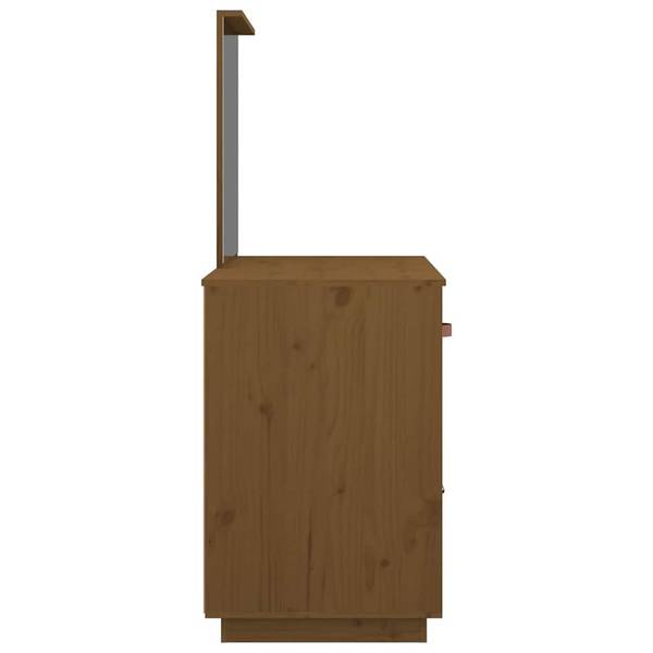 Coiffeuse 3017176 Marron - Pin - 95 x 134 x 50 cm