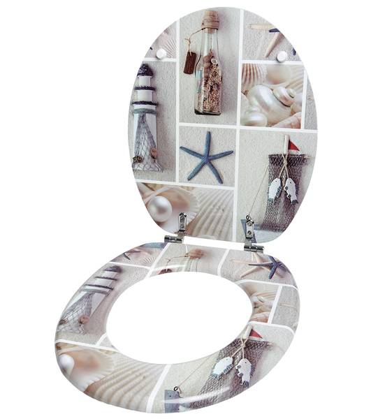 WC-Sitz Meeresbrise Tiefe: 47 cm