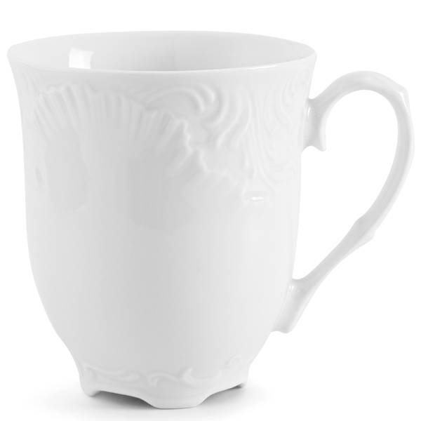 Tassen ROCOCO MARIA 6-tlg Weiß - Porzellan - 11 x 11 x 11 cm