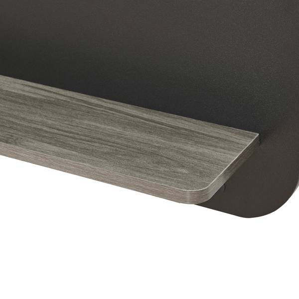 Flurgarderobe Helsinge Schwarz - Holzwerkstoff - Metall - 60 x 140 x 16 cm