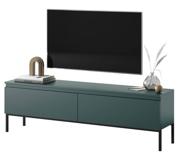 TV-dressoir BEMMI groen - melamine - 150 x 46 x 32 cm