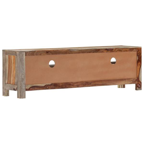 TV-Schrank D852 Braun - Massivholz - 30 x 40 x 130 cm