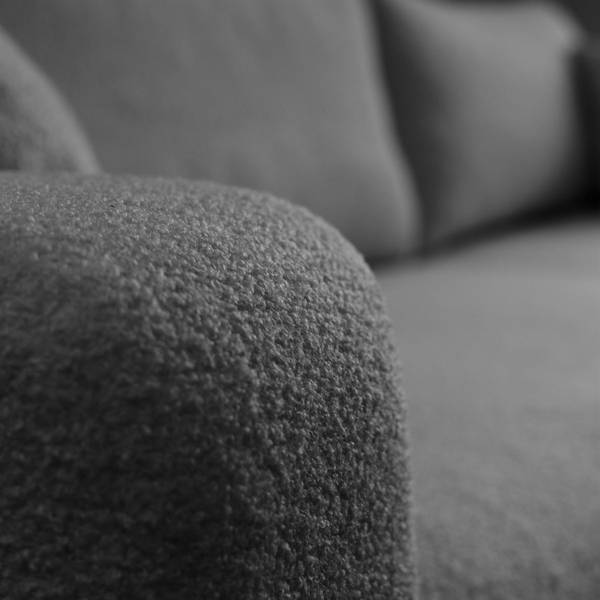 Ecksofa VESPO XL mit Schlaffunktion Grau - Polyester - 267 x 83 x 143 cm