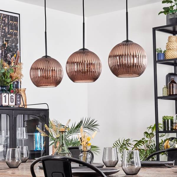 Deckenleuchte Cesaro Metall - 10 x 10 x 92 cm