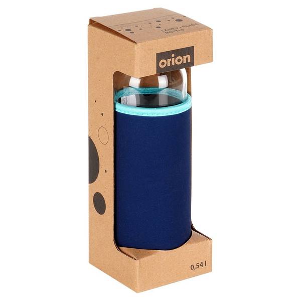 Wasserflasche 143763 Blau - Glas - 7 x 22 x 7 cm