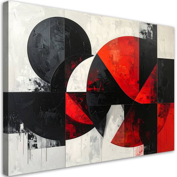 Canvas schilderij Cirkel 100 x 70 cm