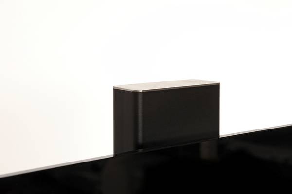 TV STänder column art 118-S Schwarz - Metall - 68 x 139 x 41 cm