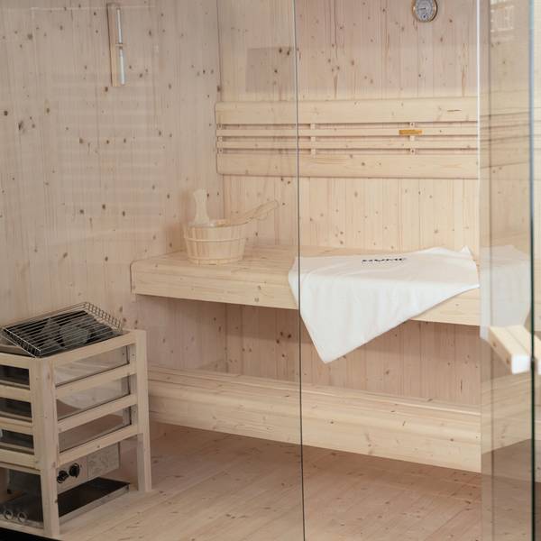 Traditionele sauna SHADOW M 120 x 120 cm