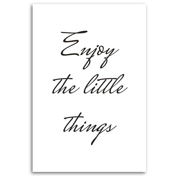 Tableau déco inscription apprécie les 80 x 120 cm