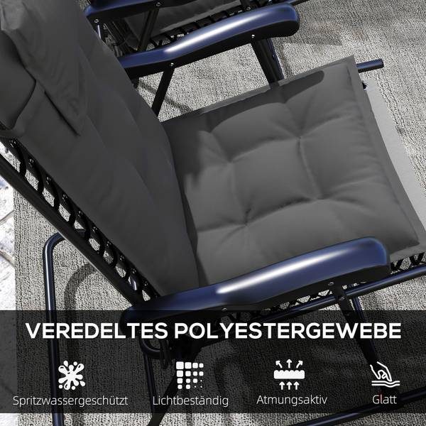 Liegenauflage 2er Set 84G-612V00CG Dunkelgrau