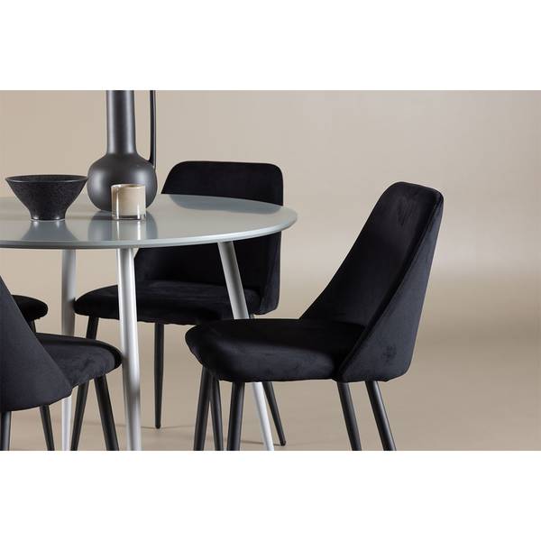 Essgruppe Plaza 5-teilig Grau