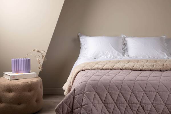 Tagesdecke Nilla Pink - Webstoff - 260 x 1 x 180 cm