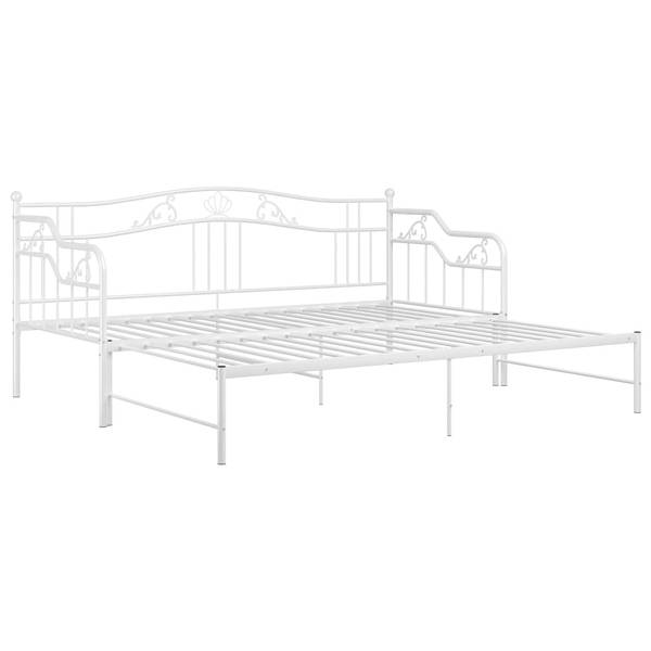 Schlafsofa 3007559 Weiß - Metall - 95 x 92 x 206 cm