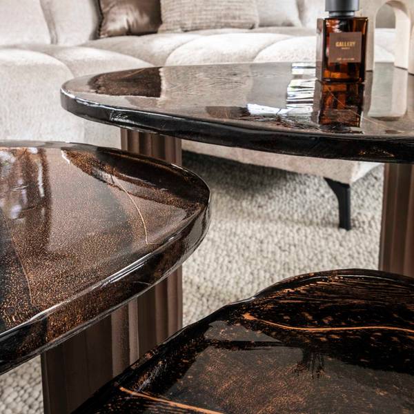 Couchtisch ECLIPSE Glas - 51 x 35 x 37 cm