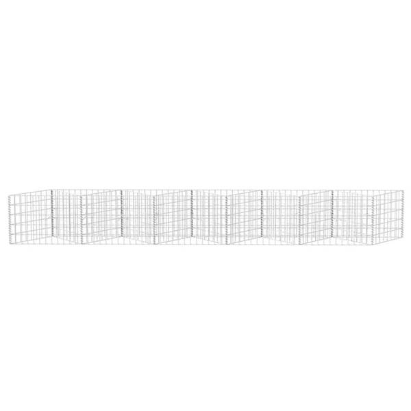 Gabionenkorb X5558 Silber - Metall - 30 x 50 x 300 cm