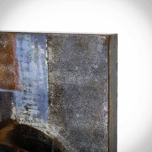 Metallbild 3D REGEN 3 Stahl - 120 x 70 x 6 cm