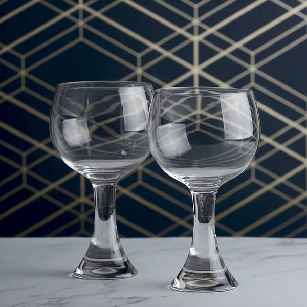 Gin-Gläsern Manhattan 2er-Set Glas - 25 x 20 x 12 cm