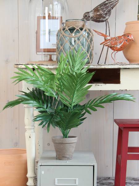 Plante artificielle Areca palm Vert - Textile - 60 x 45 x 60 cm