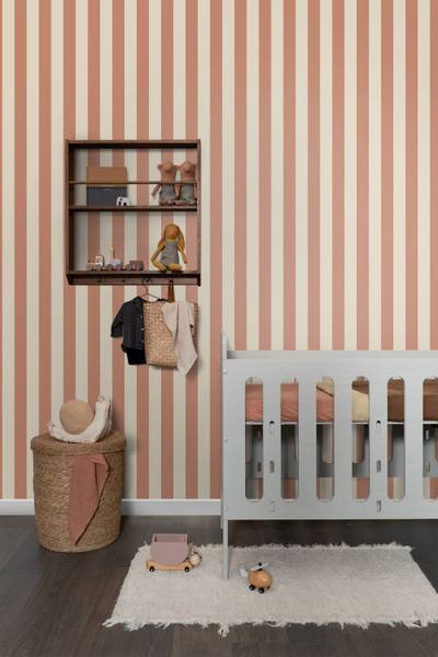 Tapete 131922 Pink - Papier - 53 x 1005 x 1005 cm