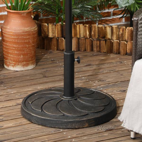 Parasolvoet 84D-212V00DR zwart - kunststof - 54 x 33 x 54 cm