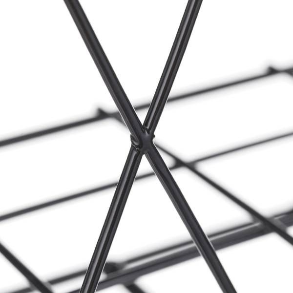 Étagère murale avec portemanteaux Noir - Marron clair