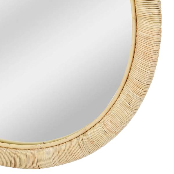 Spiegel DARWIN Braun - Rattan - 75 x 4 x 75 cm