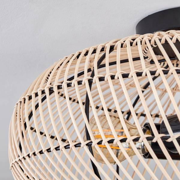 Deckenleuchte Chadid Beige - Schwarz - 26 x 46 x 43 cm