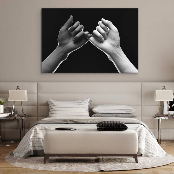 Afbeelding HANDEN Vingers Abstractie 90 x 60 x 60 cm