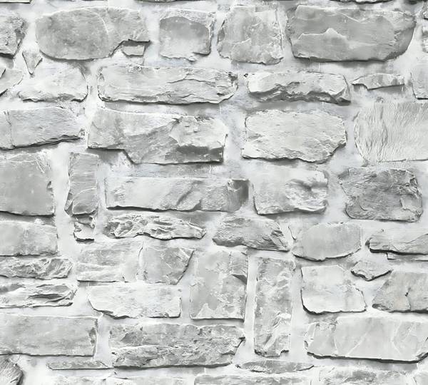 Vliestapete 363701-GU Grau - Kunststoff - 53 x 1 x 1005 cm