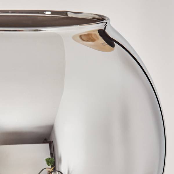 Stehlampe Cesaro Braun - Grau - Silber - Kiefer - Aluminium - Klarglas - 50 x 149 x 86 cm