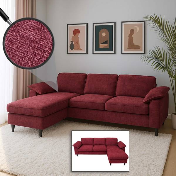 Sofa-Garnitur O71 Bordeaux