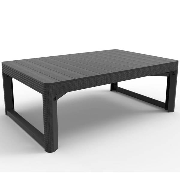 Gartentisch Lyon Grau - Polypropylen - 72 x 66 x 116 cm
