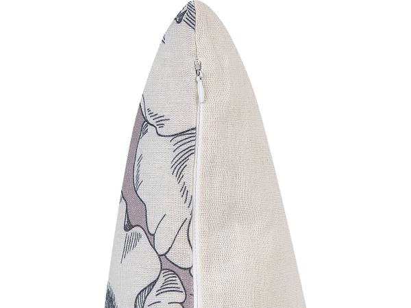 Dekokissen 2er Set SOPHORA Grau - Weiß - Textil - 45 x 10 x 45 cm