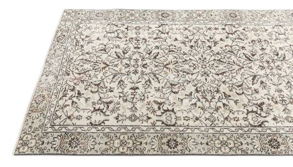Tapis Ultra Vintage CCXXXVII Marron - Laine - 124 x 1 x 236 cm