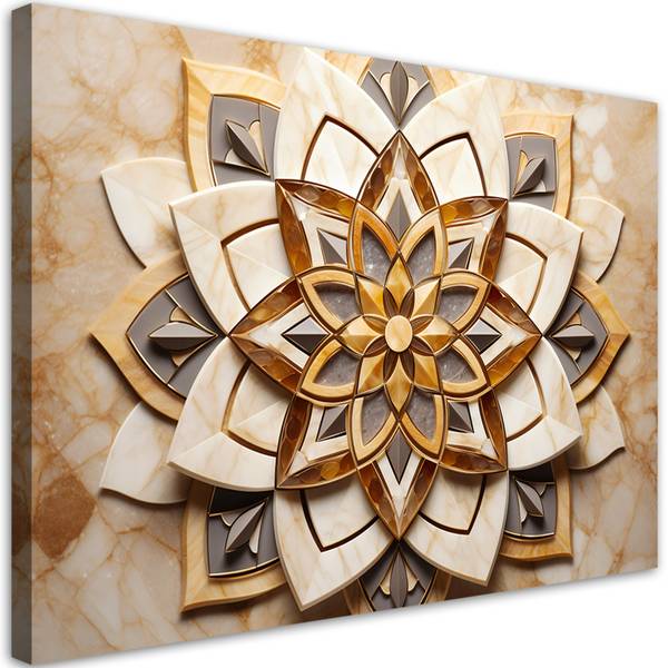 Tableau déco Mandala 60 x 40 cm
