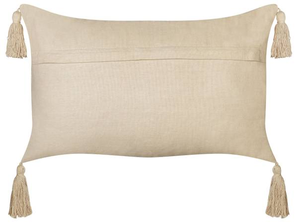 Sierkussen CAESIA 2-delig beige - natuurvezel - 30 x 15 x 50 cm
