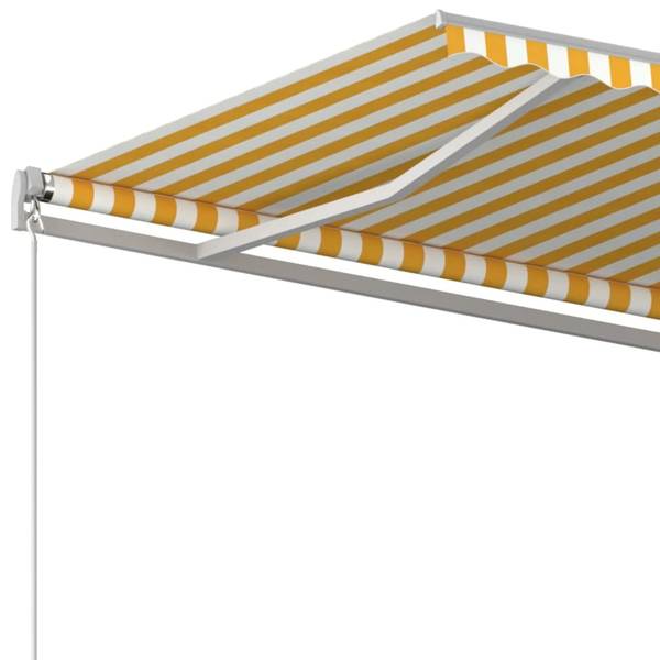 Uitschuifbare Luifel 3006539-2 geel - polyester - aluminium - 350 x 1 x 500 cm