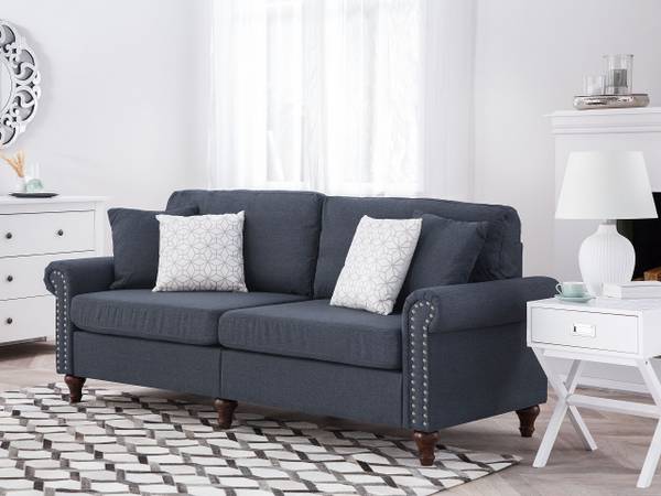 Sofa OTRA 3-tlg Dunkelgrau