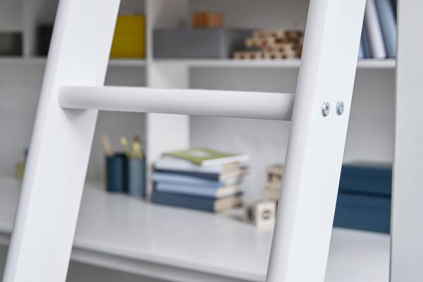 Lit mezzanine Actim Blanc - Pin - 152 x 177 x 208 cm