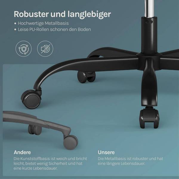 Gaming Stuhl Corinna Schwarz - Grau