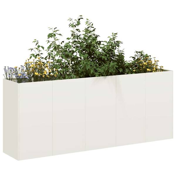 Pflanzkübel 3044620-2 Weiß - 200 x 80 x 40 cm