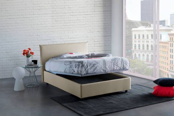 Doppelbett Ashasa Beige
