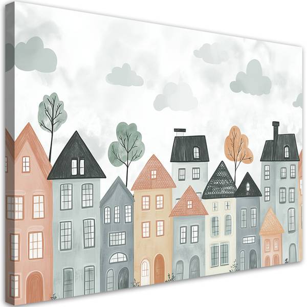 Canvas schilderij Sprookjesachtig 60 x 40 cm