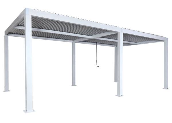 Abri pour voiture L46 Blanc