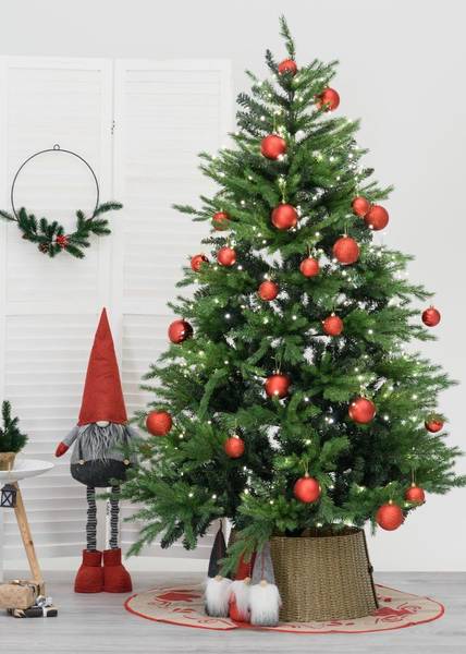 Weihnachtsbaumrock 98996 Beige - Kunststoff - 50 x 25 x 50 cm